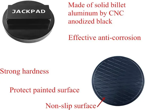 Miniatura 3 de Adaptador de almohadilla de repuesto negro anodizado para B-M-W 135 335 535 E82 E88 E46 E90 E91 E92 E93 E38 E39 E60 E61 E63 E64 E65 E66 E70 E71 E89
