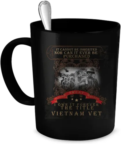 Miniatura 9 de Taza de café de veterano de Vietnam de 11 oz.