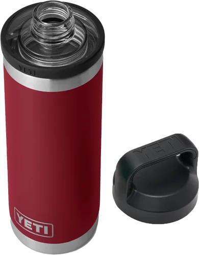 Miniatura 44 de YETI Rambler Botella de 18 oz, aislada al vacío, de acero inoxidable con tapa Chug, negro