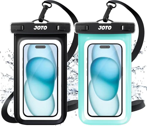 Miniatura 13 de JOTO - Paquete de 2 fundas impermeables universales para iPhone 17 Air 16 15 14 13 12 11 Plus Pro Max, bolsa seca para celular IPX8 XR X SE, Galaxy
