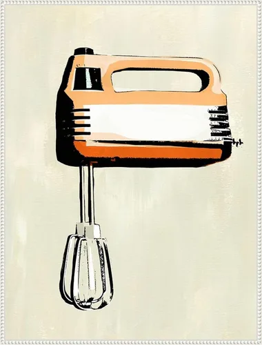 Miniatura 10 de Amanti Art Lienzo enmarcado para pared, 24 x 18 pulgadas, aparato de cocina retro III por Annie Warren, lienzo enmarcado para pared, obras de arte