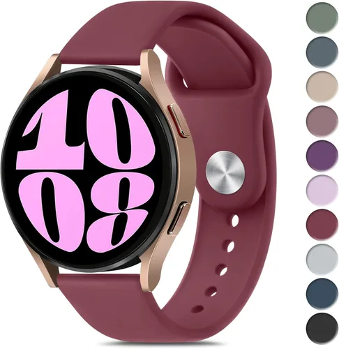 Miniatura 20 de Meliya - Correas compatibles con Samsung Galaxy Watch 6 de 40 mm y 44 mm / Correa para Galaxy Watch 6 Classic de 43 mm y 47 mm, correa deportiva