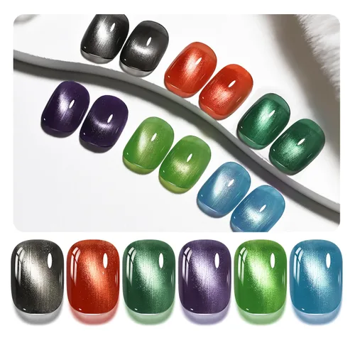 Miniatura 9 de OpenLive Juego de esmaltes de uñas de perfume de 20 colores, rojo, rosa, morado y verde, juego de esmaltes de uñas de secado rápido para mujeres