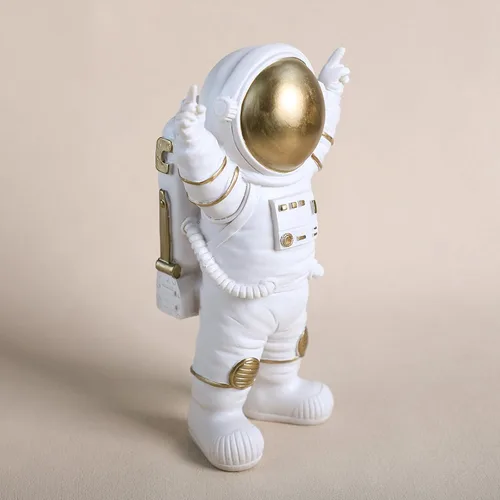 Miniatura 3 de Colias Wing Estatuas de astronauta, escultura, adorno para el hogar, artes y manualidades, accesorios de escritorio, decoración de mesa, soporte