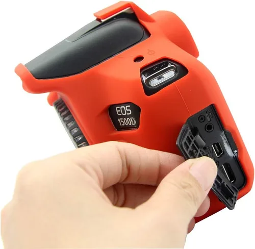 Miniatura 9 de Canon EOS Rebel T6 T7 T5 - Funda protectora de silicona suave antiarañazos para cámara réflex digital Canon EOS 1500D Rebel T7 / EOS 1300D Rebel T6
