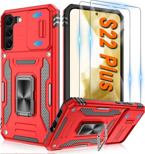 Miniatura 14 de Atump Funda para Motorola Moto G Play 2024 (4G) con [paquete de 2] protector de pantalla HD y cubierta para cámara deslizante, soporte de anillo