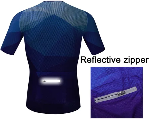 Miniatura 4 de JPOJPO Cycling Jersey Men, Men's Racing Bike Shirt Biking Tops S-XXXL