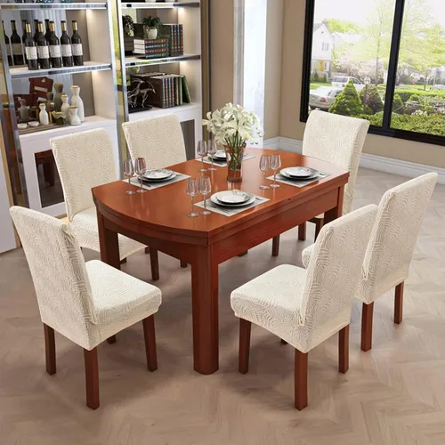 Miniatura 6 de Fundas para Sillas de Comedor, Fundas para Sillas de Comedor Elásticas Parsons, Protector de Sillas de Cocina para Comedor, Extraíbles, Lavables