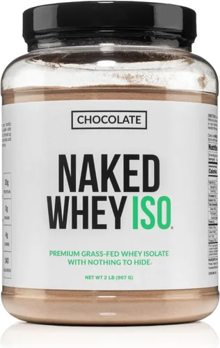 Miniatura 10 de NAKED Proteína aislada de suero de vainilla, solo 4 ingredientes, 1.06 onzas de proteína alimentada con pasto, sin desnaturalizar, sin OMG, sin