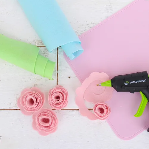Miniatura 6 de Threadart Fieltro Premium por Yarda - 36" de Ancho - Aguamarina Tacto Suave Similar a Lana Tela de 1.2mm de Grosor para Manualidades DIY