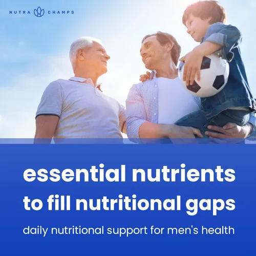 Miniatura 3 de NutraChamps Multivitamínico para hombres mayores de 14 años Gomitas multivitamínicas para hombre, 120 unidades Vitaminas A, B, C, D, E, biotina