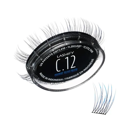 Miniatura 11 de Lashify Curl - Extensiones de pestañas Gossamer DIY de 0.394 pulgadas, color negro, pestañas postizas fáciles para un aspecto natural