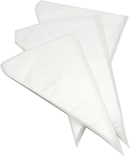 Juego de 100 bolsas de pastelería desechables para decoración de tartas, bolsa de pastelería gruesa para decoración de pasteles, bolsas de