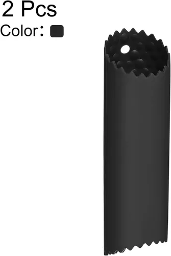Miniatura 3 de uxcell 2 tubos de pelado de ajo, pelador de ajo de silicona, rodillo removedor de piel antideslizante para herramientas útiles de cocina, color negro