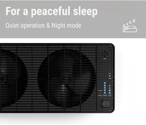 Miniatura 5 de Stadler Form humidificador Oskar grande, humidificador de ahorro de energía para habitaciones de hasta 1077 pies cuadrados, evaporador con apagado