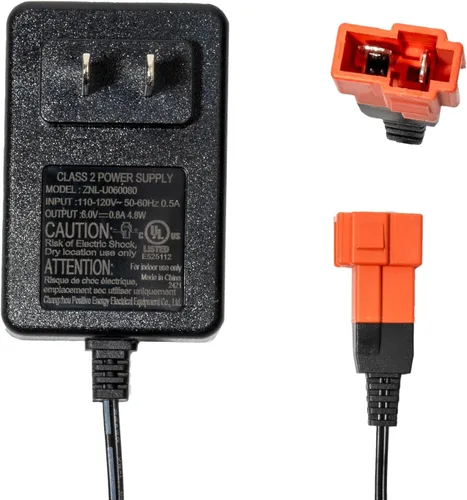 Miniatura 3 de Cargador de 2 pines de 6 V para niños con arnés de cableado, piezas de repuesto, cargador de batería de 6 voltios para paseo en juguetes, conectores