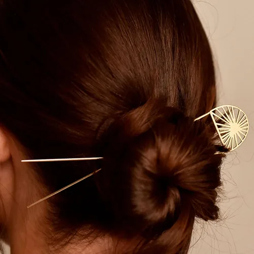 Miniatura 4 de L. Erickson Burst Chignon, oro