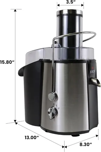 Miniatura 7 de Total Chef - Exprimidor de prensa en frío – Exprimidor de masticación lenta de 2 velocidades para verduras y frutas, extractor de jugo de alto
