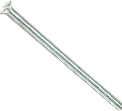 Miniatura 11 de Hard-to-Find Fastener 014973271565 Tornillos de máquina planos ranurados, 0.118 in-0.020 x 0.394 in, pieza-25