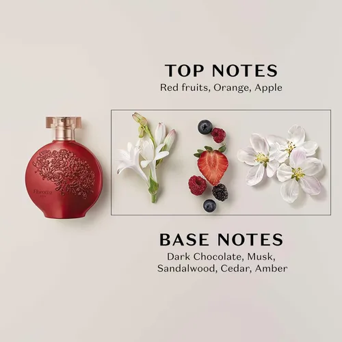 Miniatura 5 de O BOTICARIO Floratta Red Eau de Toilette, perfume de fragancia floral fresca de larga duración para mujeres, 2.5 onzas
