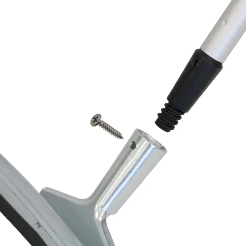 Miniatura 3 de Unger Kit profesional AquaDozer Max, espátula curvada de superficie lisa de 36 pulgadas y poste de doble extremo de 48 pulgadas, limpiador de hoja