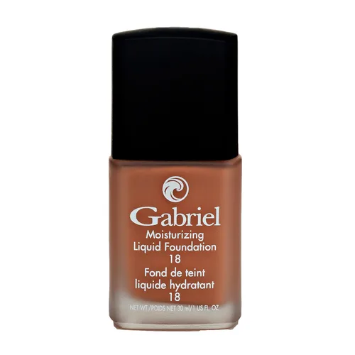 Gabriel Cosmetics Base líquida hidratante (almendra), 1 fl oz, natural, sin parabenos, vegano, sin gluten, sin crueldad, sin OMG, impregnado con