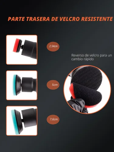 Miniatura 6 de SPTA Mini Pulidora Inalámbrica, Pulidora Múltiple Inalámbrica de 12V, Micro Pulidora de Coche Inalámbrica Eliminadora de Rayones RO/DA