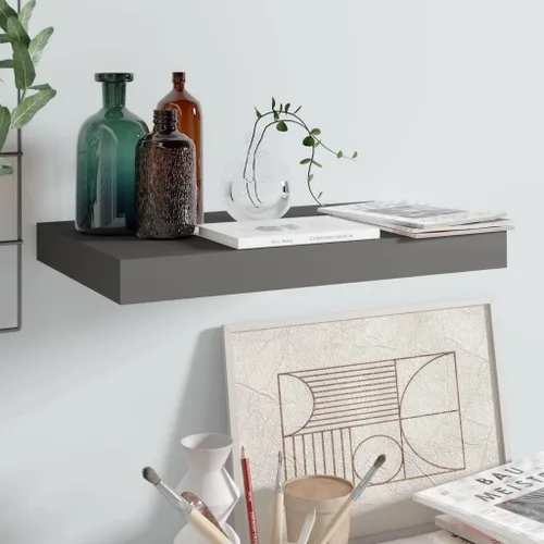 Miniatura 135 de Estantes flotantes de pared, juego de 4 estantes decorativos para montar en la pared, estante colgante con soportes invisibles para decoración