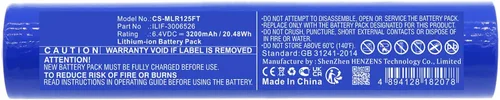 Miniatura 3 de Batería para Maglite ML125 ML150LR ML150LRX ILIF-3006526