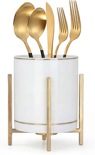 Miniatura 17 de 2 Piezas Soporte para Cubiertos de Encimera, Soporte de Cocina para Cucharas y Tenedores, Organizador de Utensilios de Encimera, Soporte para Sólido