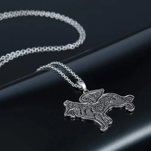 Miniatura 5 de AILUOR Collar de perro pastor alemán, colgante de perro con corazón de amor y galgo para perro