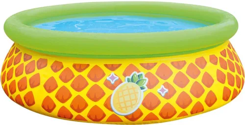 JLeisure Sun Club 17789 - Piscina inflable 3D de 5 pies x 16.5 pulgadas, capacidad para 1 a 2 personas, para niños sobre el suelo, patio trasero,