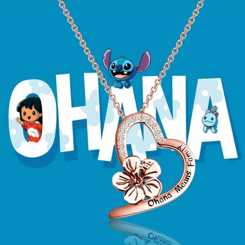 Miniatura 7 de FOTAP Ohana - Pulsera de flores de hibisco Ohana significa collar familiar OHANA Fans Jewelry BFF Jewelry