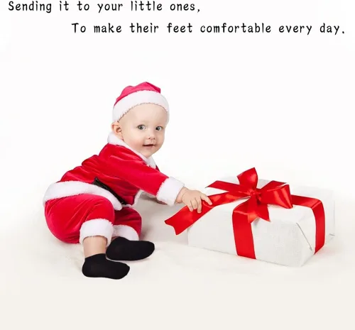 Miniatura 7 de SPTRAMLE Calcetines para niños 25 pares de calcetines para niños pequeños de corte bajo para niños y niñas de 0 a 14 años juego de 25 pares