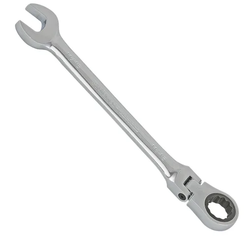 Miniatura 5 de T44024 Llave combinada de trinquete flexible, acabado cromado, 3/4