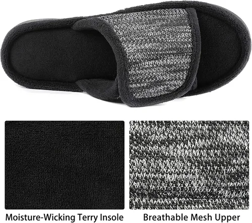 Miniatura 4 de RockDove Pantuflas de espuma viscoelástica ajustables para mujer