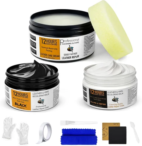 Miniatura 11 de Kit de reparación de cuero de secado rápido 12H, Beige