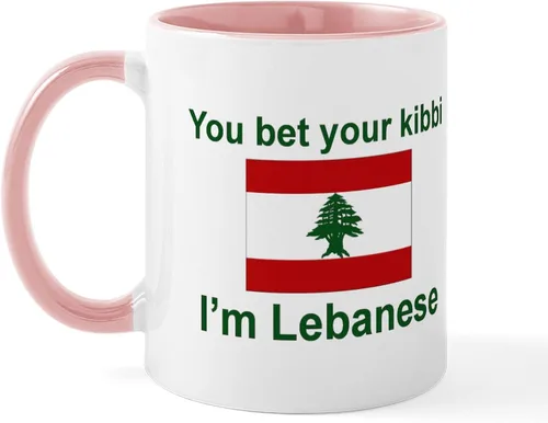 Miniatura 70 de CafePress #1 - Taza de café de cerámica libanesa de 11 oz (11.0 fl oz)