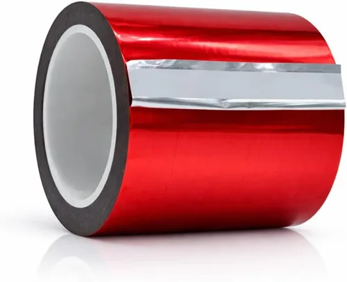 Miniatura 15 de WOD Tape MPFT2 - Cinta de película de poliéster metalizada Mylar plateada con adhesivo acrílico, 1/2 pulgada x 72 pies. Cinta plateada de espejo