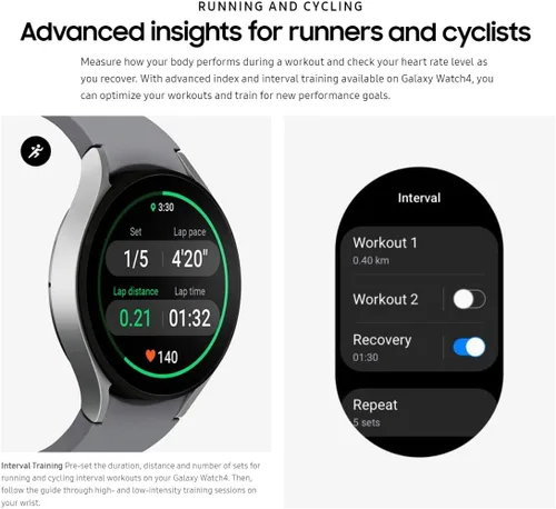 Miniatura 8 de Samsung Electronics Galaxy Watch 4 Classic 1.811in Smartwatch con monitor ECG Tracker para salud, fitness, correr, ciclos de sueño, detección