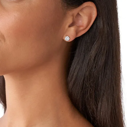 Miniatura 3 de Fossil Pendientes de acero inoxidable plateado para mujer