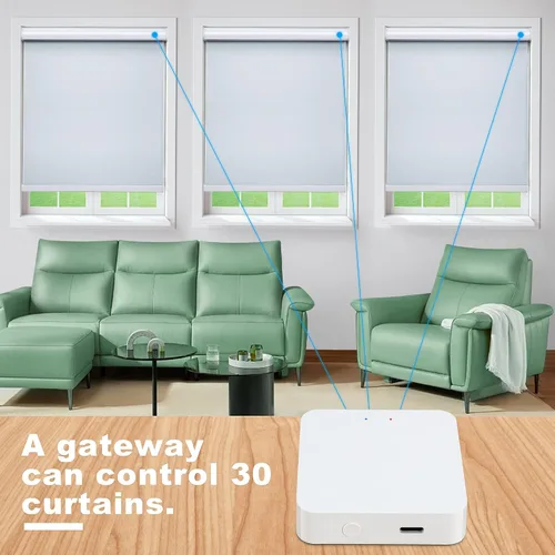 Miniatura 6 de Smart Zigbee Hub para persianas motorizadas JaeJaes funciona para persianas inteligentes opacas para ventanas, compatible con Alexa
