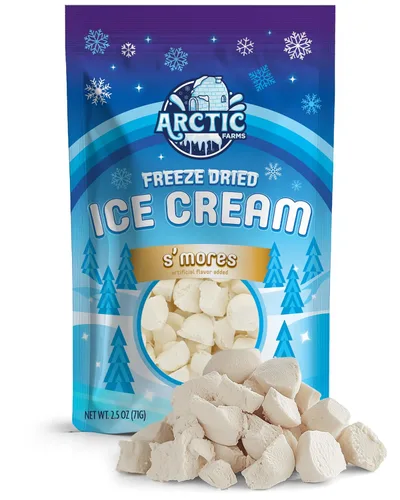 Miniatura 92 de Arctic Farms Trozos de Helado Liofilizado a Granel - No se Derrite (Mantequilla de Maní) (1 libra)