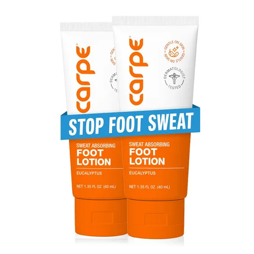 Miniatura 11 de Carpe Loción para pies absorbente de sudor con aplicador, una solución recomendada por dermatólogos para detener los pies sudorosos y malolientes