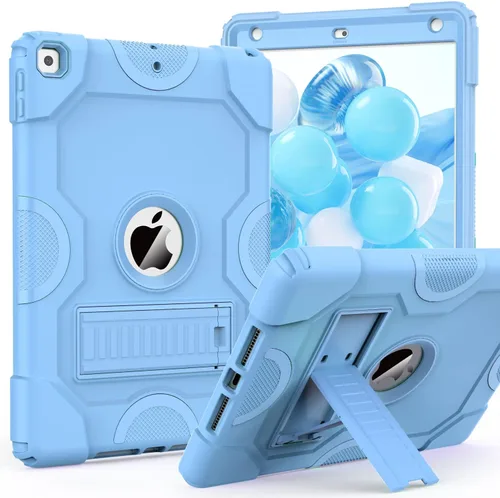 Miniatura 22 de ZoneFoker - Funda para iPad de 9.ª generación, funda para iPad de 8.ª y 7.ª generación, funda para iPad de 10.2 pulgadas 2021/2020/2019, funda Negro