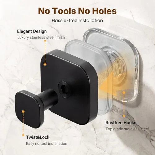 Miniatura 7 de 3 ganchos de ventosa para ducha, ganchos de ventosa para ducha, ganchos de puerta para colgar bata, lufa, ganchos de pared extraíbles para ventana