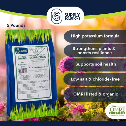 Miniatura 2 de Supply Solutions Sulfato de potasa 0-0-50 - Fertilizante orgánico de potasa - Adecuado para fertirrigación, sistemas de goteo, foliar, hidroponía