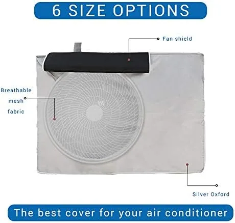 Miniatura 2 de Cubierta de aire acondicionado impermeable a prueba de polvo Ventana al aire libre Unidad de CA Mini Split Sistema de Aire Acondicionado Cubierta