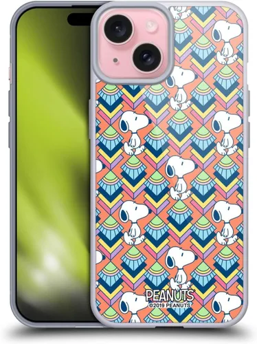 Miniatura 151 de Head Case Designs Snoopy Deco Dreams - Funda de gel suave con licencia oficial de Peanuts Blue Pattern compatible con Apple iPhone 7 Plus/iPhone 8