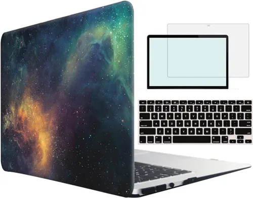Miniatura 26 de Compatible con MacBook Air 1369 A1466 versión 2010-2017, carcasa rígida de plástico 4 en 1 con protector de pantalla de teclado compatible con Apple